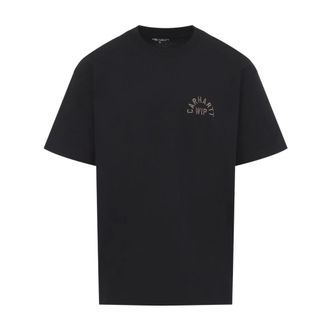 Carhartt Work in Progress T-shirt S/S Arch Script - - Tops - Uomo - Nero - XL