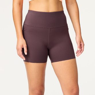 Brooks Womens Chaser 5 Short Tights Brown XXL