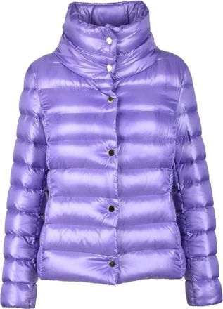 ANNIE PARIS Quilted Down Jacket with High Collar