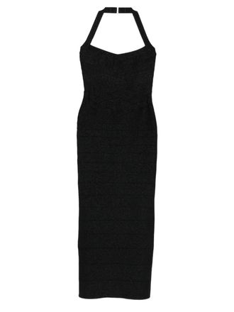 Hérve Léger Maxine Gown midi dress - Nero