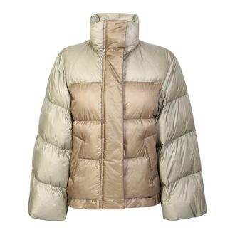 sacai Dames, Jassen, Beige, Maat: L Leer