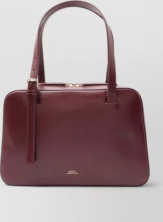 A.P.C. virginie rectangular shoulder bag adjustable strap