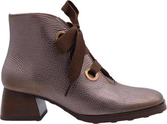 Hispanitas Stijlvolle enkellaars in Bicester - Dames - Laarzen met Hak - Bruin - 36 EU - Schoenen