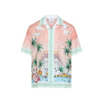 Casablanca Ethereal Cuban Collar S/S Shirt