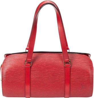Louis Vuitton Red Epi Soufflot (Authentic Pre-Loved)
