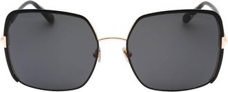 Tom Ford Raphaela zwarte zonnebril