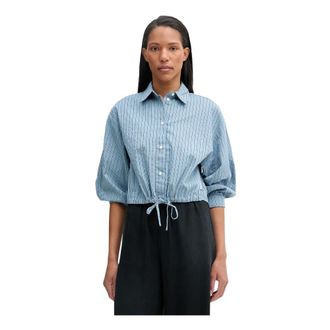 Marc O'Polo Donna, Camicette, Blu, S, new