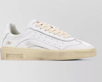 Dsquared2 rider sneakers low top perforated rubber sole