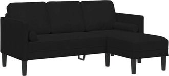 vidaXL Vidaxl - Sofa Set 2 pcs Dark grey 173 x 131 x 67 cm Velvet