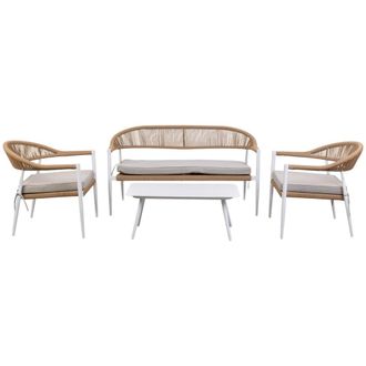Wanderlust Deco Mesa, sofa y 2 sillones multicolor 100x55x45,68x69x75,138x69x75
