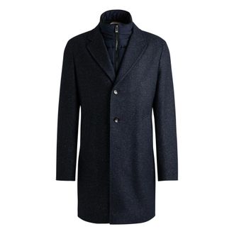 HUGO BOSS Heren, Mantels, Blauw, Maat: 3XL