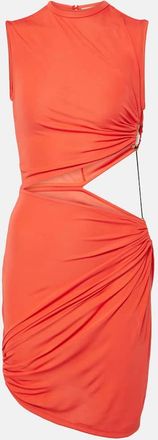 CHRISTOPHER ESBER Bezel embellished cutout minidress