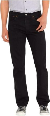 Levi's Straight Jeans - Heren - Regular Fit Jeans - Zwart - W32 L34 - Katoen - Jeans