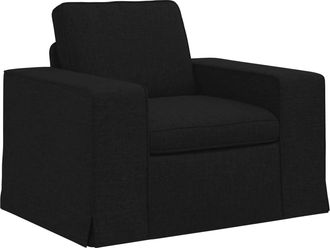 vidaXL Sof&aacute; Negro 103 X 80 X 82 Cm Tela Vidaxl