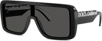 Dolce & Gabbana Zonnebril - unisex - Zonnebrillen - Zwart - 34 MM - Nylon - Accessoires