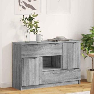 vidaXL vidaXL Credenza Grigio Sonoma 100 x 30 x 65,6 Legno multistrato