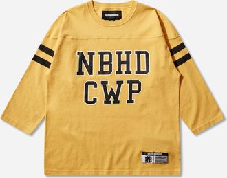 Neighborhood Men s Football Longsleeve Shirt Yellow