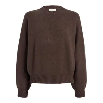 Khaite Margaux Jumper - female - Khaite - Cashmere Knitwear - Brown - XS - Knitwear