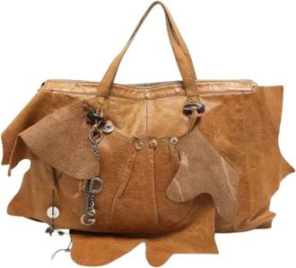 Dolce & Gabbana Pre-owned Handbags, female, Brown, Size: ONE SIZE Pre-owned Leather Tote
