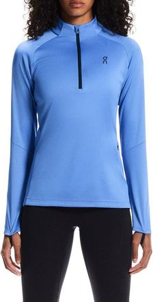 On Climate Quarter Zip Running Top in Sailor at Nordstrom, Size X-Small