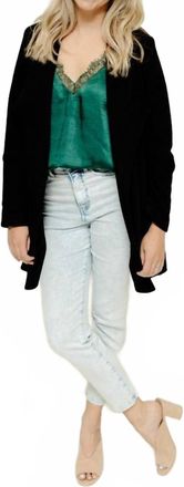 Skies Are Blue Clothing Cecelia Quilted Jacket In Black