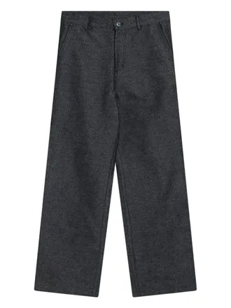 Brain Dead straight-leg cotton trousers - Black
