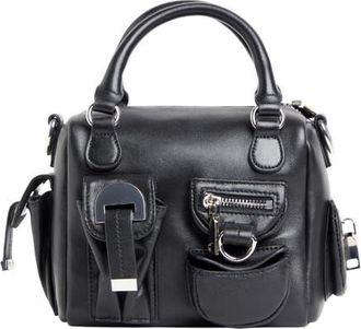 Cynthia Rowley Mini Leather Cargo Bag in Black at Nordstrom