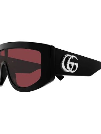 Gucci Unisex Sunglasses Black Recycled Acetate Eyewear