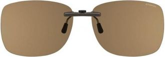 Polaroid PLD 1002/C-ON Clip-On Only Polarized UPW/IG Mens Sunglasses Brown Size 59
