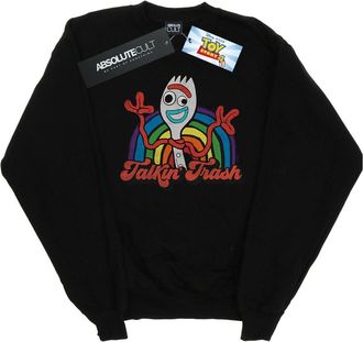 Disney Heren Toy Story 4 Forky Talkin&acute; Trash Sweatshirt (Zwart)