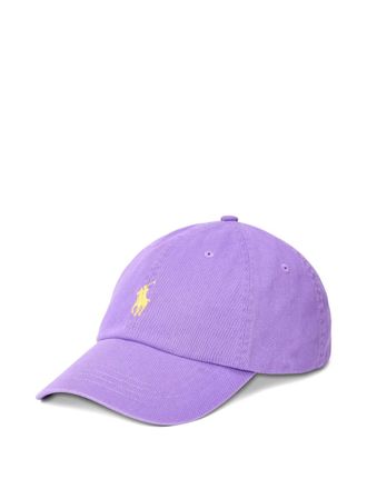 Polo Ralph Lauren Polo Pony-embroidered cotton cap - Purple