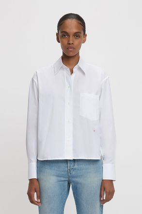 Victoria Beckham Ellys Shirt In White 10