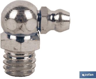 cofan Pack 100 Unidades Engrasador Curvo 6/75 Met&aacute;lico