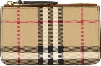 Burberry Printed E Canvas Card Holder