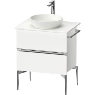 Duravit Duravit - Sivida Consola Mueble Bajo Lavabo, 2 Cajones, Tirador