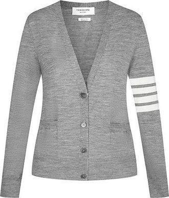 Thom Browne (WMNS) THOM BROWNE Cardigan Gray FKC334A-Y1014-055
