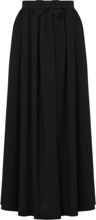 Moschino pleated asymmetric skort - women - Acetate/Viscose - 40 - Black