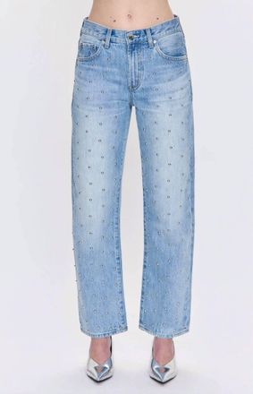 Pistola Denim Lexi Studded Straight Leg Jean In Denim