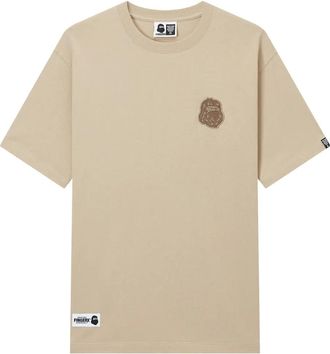 Fingercroxx T-shirt con applicazione - Toni neutri