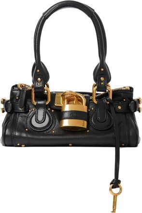 Chlo&eacute; Black Paddington Small Shoulder Bag
