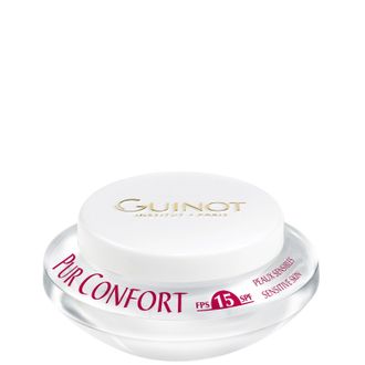 Guinot Womens Soothing Pur Confort Face Cream with SPF 15 for Sensitive Skin - Brown - One Size