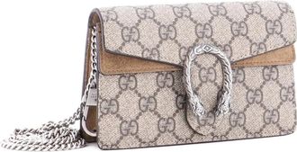 Gucci Borsa a tracolla Dionysus mini in tela GG cerata - Marrone