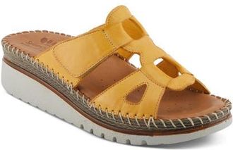Spring Step Migula Slingback Wedge Sandal in Yellow at Nordstrom, Size 6.5-7Us