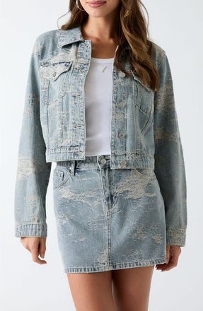 Guess Billie Denim Jacket in Light Wash at Nordstrom, Size X-Large