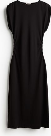 H&M Jerseykleid mit U-Boot-Ausschnitt - Schwarz