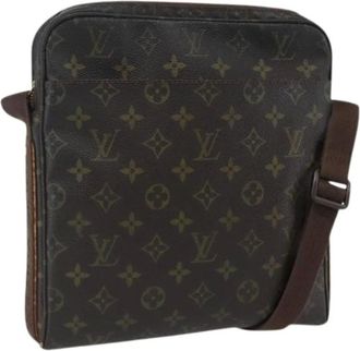 Louis Vuitton Pre-owned Cross Body Bags, female, Brown, Size: ONE SIZE Pre-owned Vintage Canvas Cross Body Bag