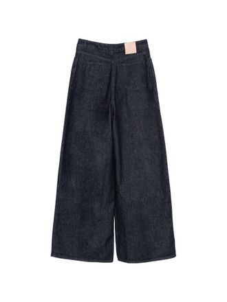Alysi Wide-Leg Denim Jeans - Navy