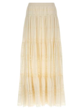 Ermanno Scervino White Cotton Mini Womens Skirt