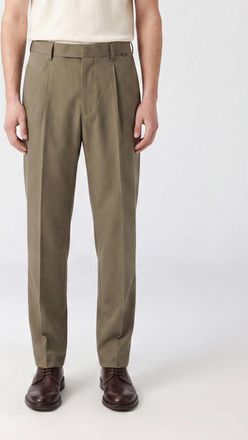 Closed Pantaloni sartoriali slim fit in cotone con pince