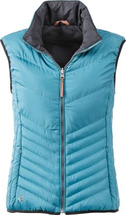 Deproc Steppweste DEPROC ACTIVE HIGHLANDS Women, Damen, Gr. 36 (S), blau (hellblau), 100% Polyester, tailliert, Westen Steppweste, zum Wenden